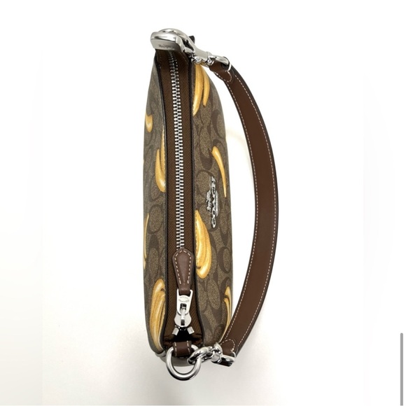 COACH Banana Brown Nolita In Signature Print - Picture 7 of 12